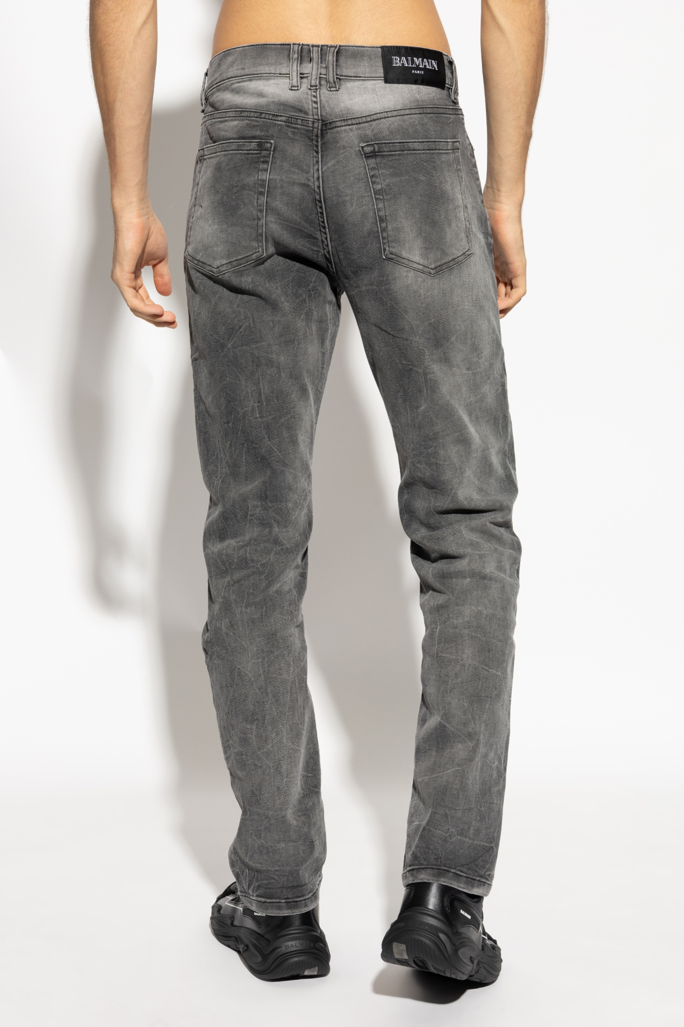 Grey Jeans in Regular fit Balmain - Vitkac France Grey Jeans in Regular fit Balmain - Vitkac France